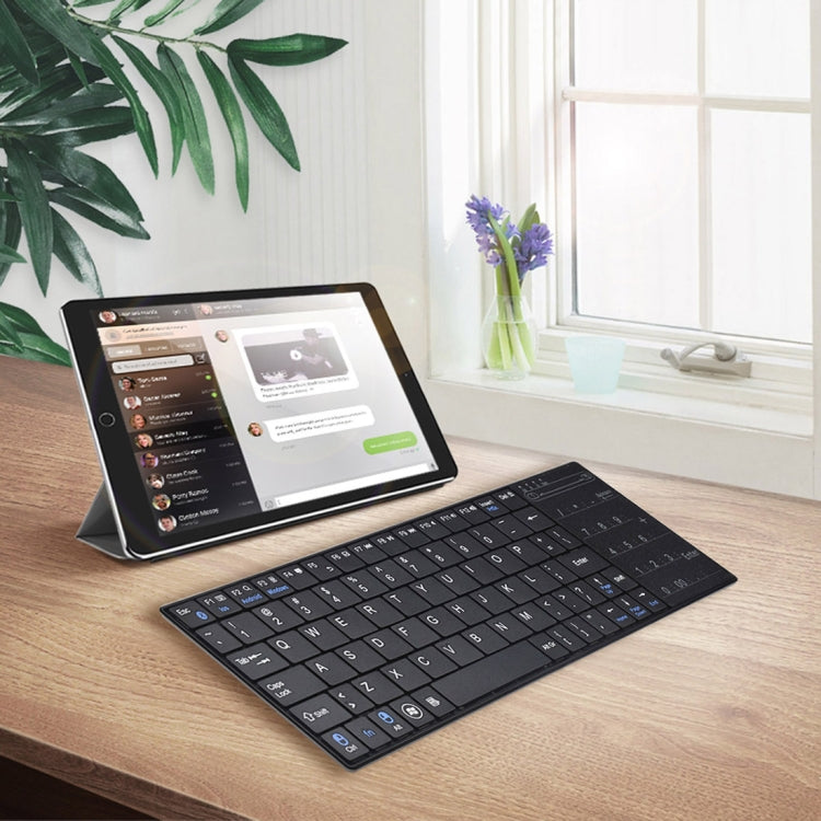 K-07 ABS Wireless Chargeable Bluetooth Touch Keyboard, K-07