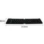 K018 USB Charging Foldable 67 Keys Bluetooth Wireless Keyboard