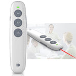 Doosl DSIT007 2.4GHz Rechargeable Powerpoint Presentation Wireless Cliker Remote Control Pen, Control Distance: 10m(White), DSIT007