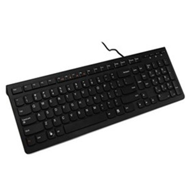 Lenovo K5819 Office Simple Ultra-thin Wired Keyboard, K5819 (Black)