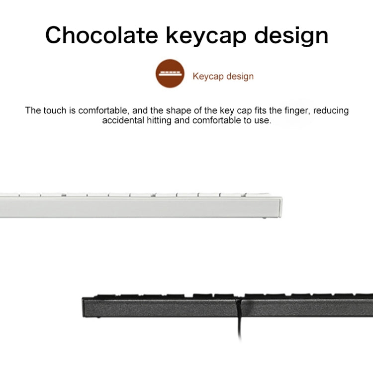 Lenovo K5819 Office Simple Ultra-thin Wired Keyboard, K5819 (Black)