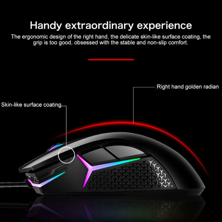 Lenovo HEADSHOT Gaming Engine Game Wired Mouse, HEADSHOT