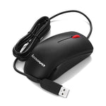 Lenovo M120 Pro Fashion Office Red Dot Wired Mouse, M120 Pro Wired Mouse
