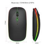 HXSJ M40 4 Key 2.4G Colorful Wireless Silent Mouse