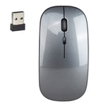 HXSJ M80 2.4GHz Wireless 1600DPI Three-speed Adjustable Optical Mute Mouse, Silver, White, Black, Grey, Gold, Rose Gold