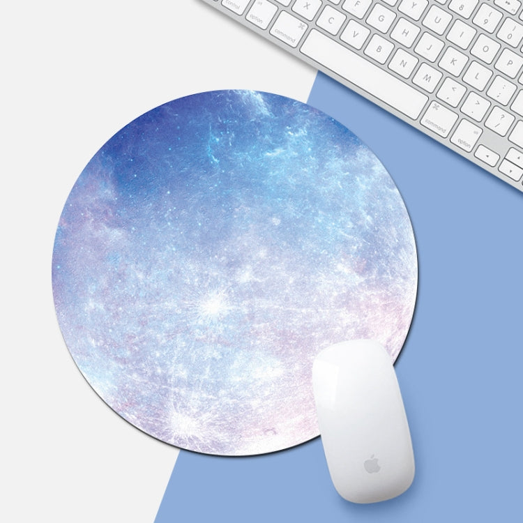 Rainbow Color Mercury Pattern Circular Mouse Pad, Diameter: 22cm, Rainbow Color Mercury