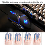 YINDIAO V2 Silent Mechanical Feel Gaming Keyboard Mouse Set