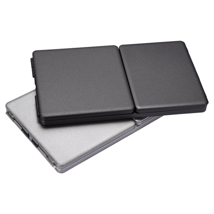 GK408 Three-fold Rechargeable Wireless Bluetooth Keyboard with Touchpad, Support Android / IOS / Windows