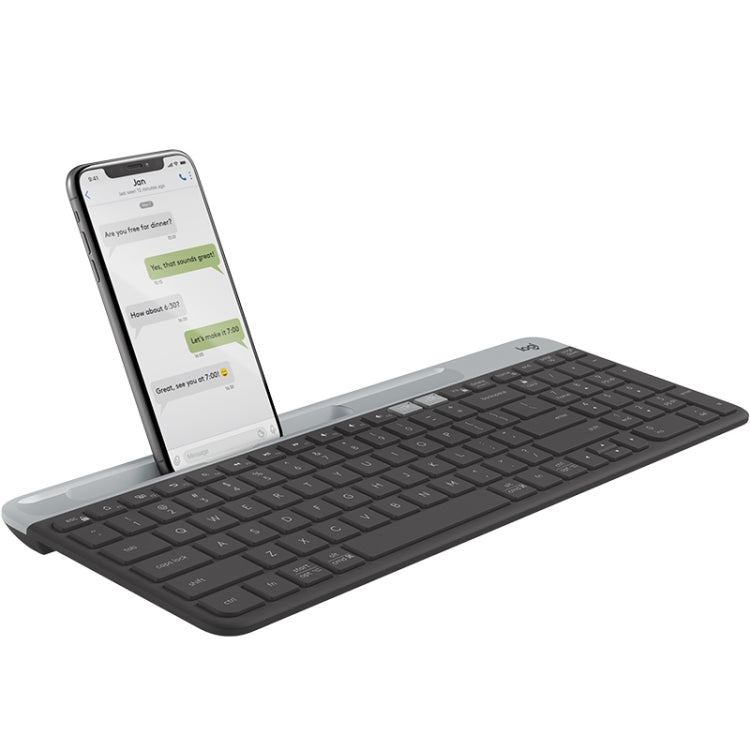 Logitech K580 Dual Modes Thin and Light Multi-device Wireless Keyboard with Phone Holder