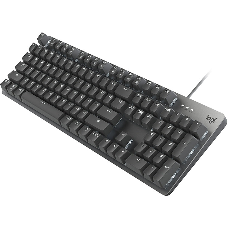 Logitech K845 CHERRY Blue Axis Backlit Mechanical Wired Keyboard, Cable Length: 1.8m, CHERRY Blue Axis