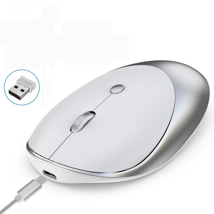 HXSJ T36 2.4G Bluetooth 5.0+3.0 Three-mode Silent Design Wireless Bluetooth Mouse