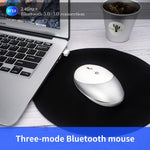 HXSJ T36 2.4G Bluetooth 5.0+3.0 Three-mode Silent Design Wireless Bluetooth Mouse