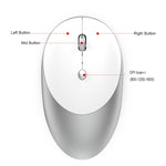 HXSJ T36 2.4G Bluetooth 5.0+3.0 Three-mode Silent Design Wireless Bluetooth Mouse