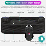 مجموعة لوحة مفاتيح وفأرة ألعاب سلكية SHIPADOO D620 بإضاءة RGB خلفية مكسورة اللون مع 104 مفتاح للحاسوب المحمول والكمبيوتر