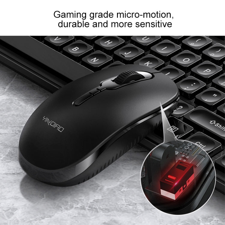 YINDIAO V3 Max Business Office Silent Wireless Keyboard Mouse Set