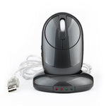 MZ-012 2.4G 1200 DPI Wireless Rechargeable Optical Mouse with 3 Ports USB HUB / Charging Dock