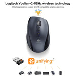 Logitech M705 1000DPI 2.4GHz Wireless Laser Dual Mode Mouse
