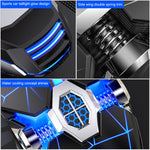 YINDIAO 3200DPI 4-modes Adjustable 7-keys RGB Light Wired Gaming Mechanical Mouse, Style: Silent Version, Style: Silent Version