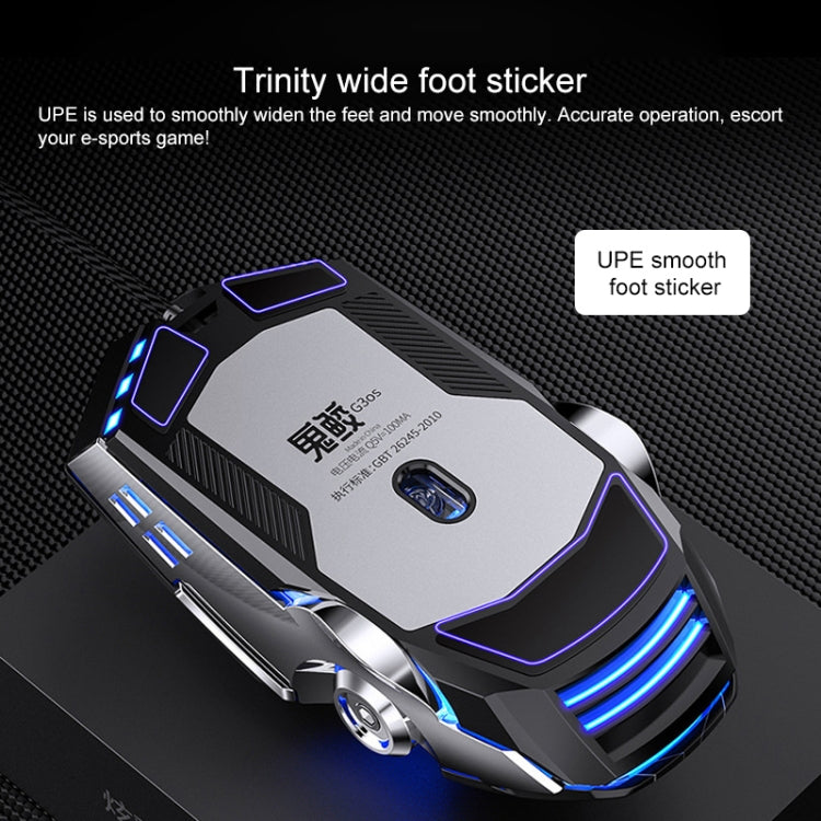 YINDIAO 3200DPI 4-modes Adjustable 7-keys RGB Light Wired Gaming Mechanical Mouse, Style: Audio Version, Style: Audio Version