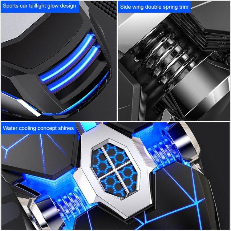 YINDIAO 3200DPI 4-modes Adjustable 7-keys RGB Light Wired Gaming Mechanical Mouse, Style: Audio Version, Style: Audio Version