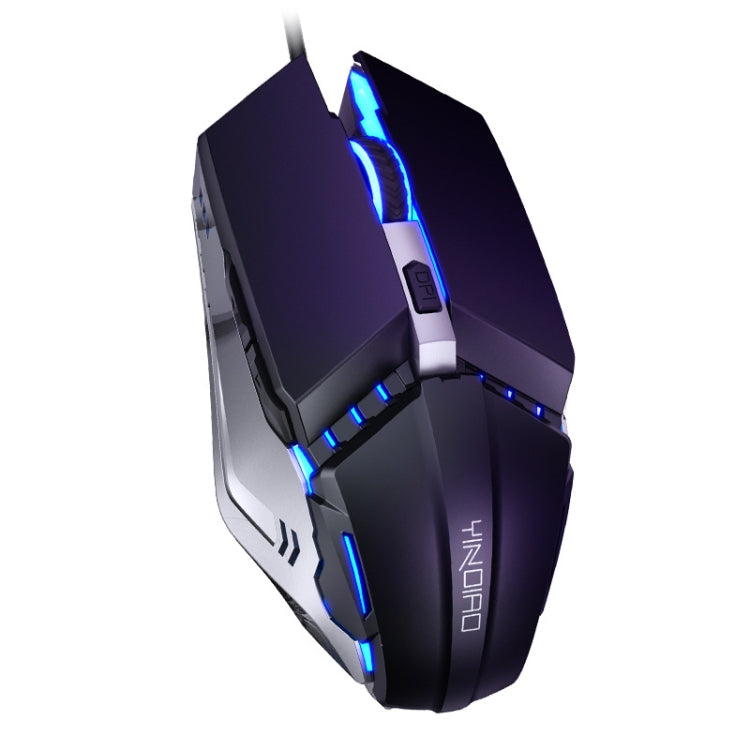 YINDIAO 6 Keys Gaming Office USB Mechanical Wired Mouse, Mouse(Black)