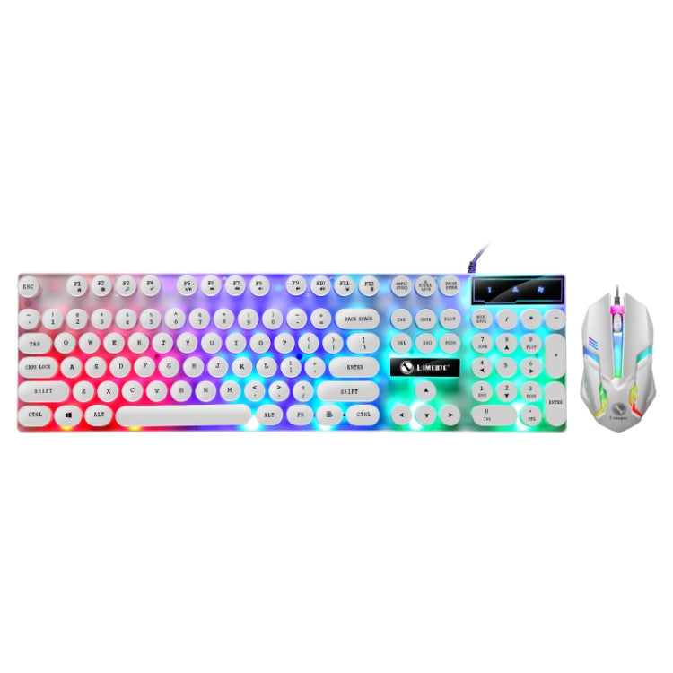 TX300 Mechanical Feel Backlight Punk Wired Keyboard Mouse Set