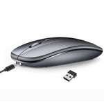 HXSJ M90 2.4GHz Ultrathin Mute Rechargeable Dual Mode Wireless Bluetooth Notebook PC Mouse