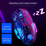 YINDIAO A4 2.4GHz 1600DPI 3-modes Adjustable Rechargeable Wireless Silent Gaming Mouse (Grey Silver), Black Silver