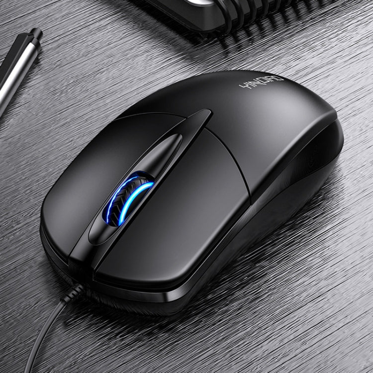 YINDIAO G2 1000DPI 3-keys RGB Light Wired Business Mouse