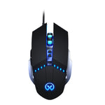GM20 3200DPI 4-modes Adjustable 7-keys RGB Light Wired Gaming Mouse, GM20 Black, GM20 White
