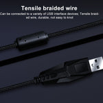 GM20 3200DPI 4-modes Adjustable 7-keys RGB Light Wired Gaming Mouse, GM20 Black, GM20 White