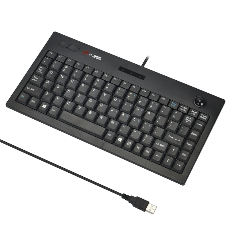 MC Saite MC-9712 Wired 88 Keys Multimedia Computer Keyboard with Trackball for Windows, MC-9712