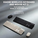 Original Xiaomi 2.4GHz Wireless Keyboard + Mouse Set for Notebook Desktop Laptop, Gen2