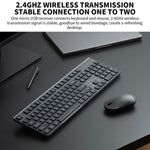Original Xiaomi 2.4GHz Wireless Keyboard + Mouse Set for Notebook Desktop Laptop, Gen2