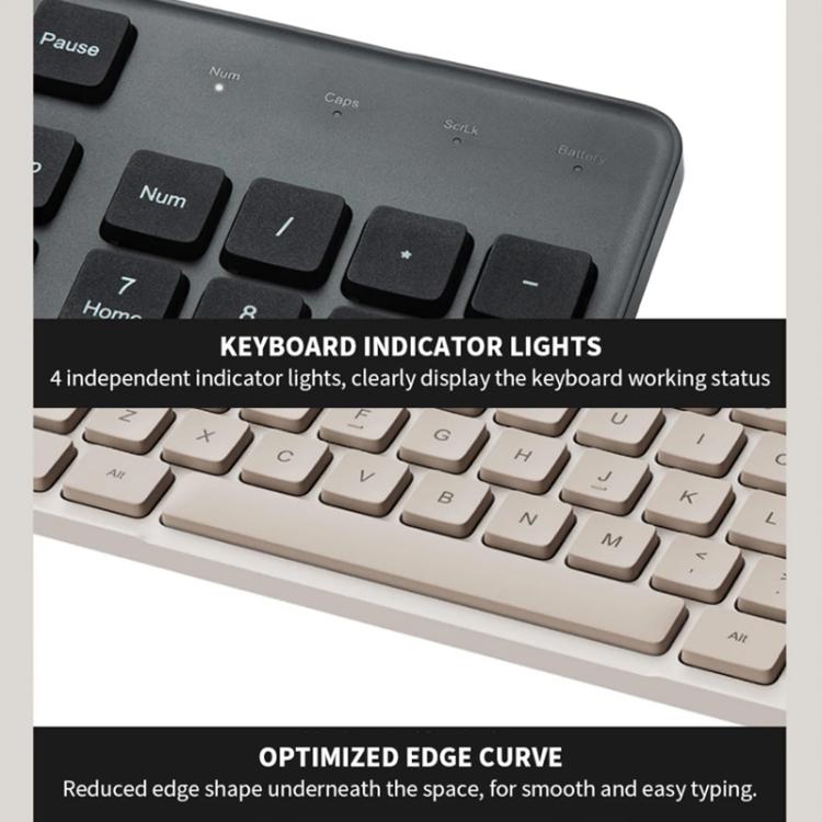 Original Xiaomi 2.4GHz Wireless Keyboard + Mouse Set for Notebook Desktop Laptop, Gen2