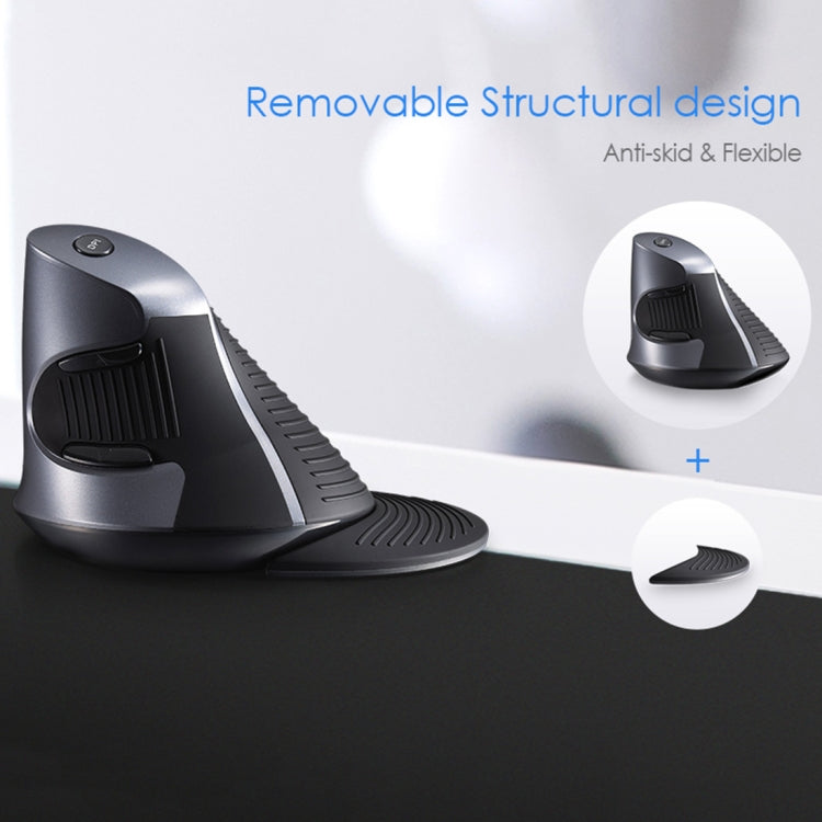 DELUX M618GX Wireless Ergonomic Vertical Mouse 1600DPI Optical Mouse, M618GX