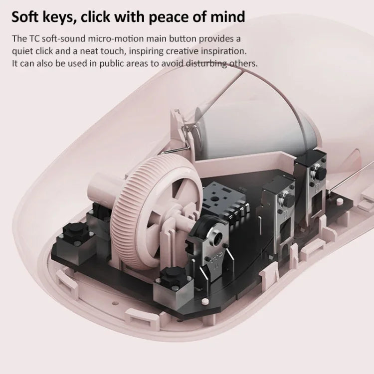 Original Xiaomi Dual-mode 1200DPI Ultra-thin Computer Mouse 3