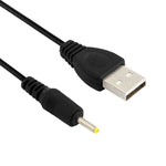 كابل طاقة USB ذكر إلى DC 2.5 × 0.7 مم، الطول: 120 سم