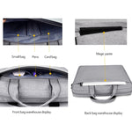 DJ06 Oxford Cloth Waterproof Wear-resistant Portable Expandable Laptop Bag for 13.3 inch Laptops, with Detachable Shoulder Strap, 13.3 inch