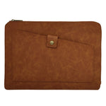Universal Genuine Leather Business Zipper Laptop Tablet Bag For 12 inch and Below, 12 inch
