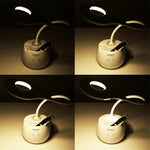 28 LEDs Flexible Goose Neck Hollow Ring Design Eye Protection Light with Pen Holder / Small Night Light Function, TGX-772