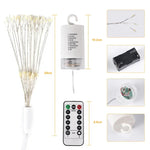 150 LEDs Batteries Box LED Decorative Light with Remote Control, 30CM Colorful Light, 30CM White Light, 30CM Warm White