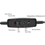 30W Triple Heads Adjustable Spectrum Timing LED Lamp for Plant Growth Lighting, USB Plug DC 5V, 30W