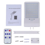 6W 800LM 48 LEDs Solar Remote Control Flat Lamp with Bracket