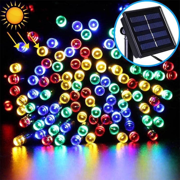 200 LEDs Outdoor Waterproof Christmas Festival Decoration Solar Lamp String, Length: 22m