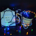 200 LEDs Outdoor Waterproof Christmas Festival Decoration Solar Lamp String, Length: 22m