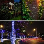 200 LEDs Outdoor Waterproof Christmas Festival Decoration Solar Lamp String, Length: 22m