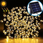 200 LEDs Outdoor Waterproof Christmas Festival Decoration Solar Lamp String, Length: 22m