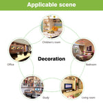 Fish Shape 3D Colorful LED Vision Light Table Lamp, Crack Touch Version, Crack Touch Version