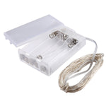 50 LEDs SMD 0603 3 x AA Batteries Box Fairy Lamp Decorative Light, DC 5V, 5m Purple Light, 5m Red Light, 5m White Light, 5m Warm White, 5m Yellow Light, 5m Blue Light, 5m Colorful Light, 5m Pink Light, 5m Green Light